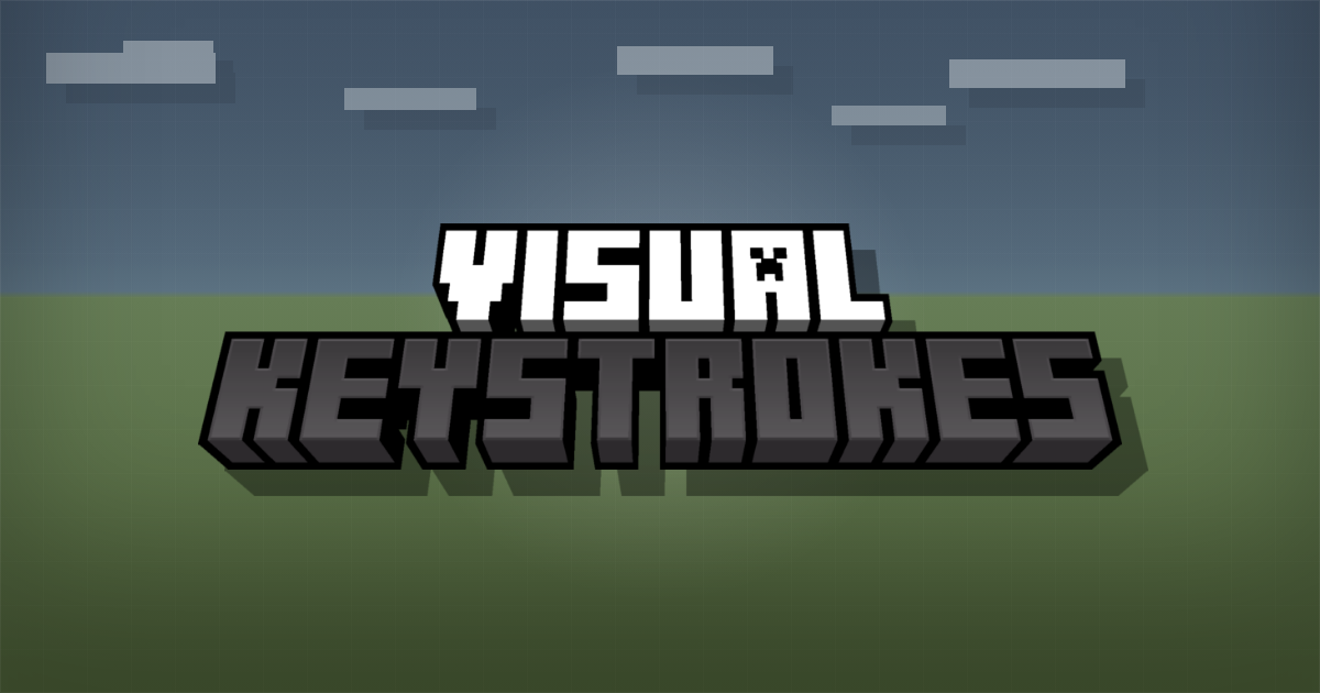 Visual Keystrokes - Minecraft Keystrokes Overlay Mod